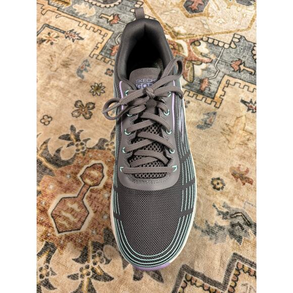 Sketchers Max Cushion Elite 2.0 Charcoal/Lavender Comfort Sneakers W Size US 10 - Picture 6 of 16